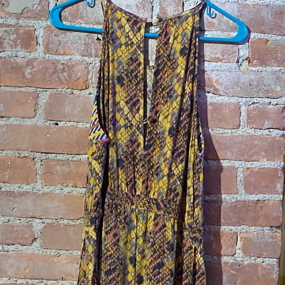 Anthropologie BLA^NK London Colorful Patterned Women's Jumpsuit Sleeveless LONG - Picture 11 of 14